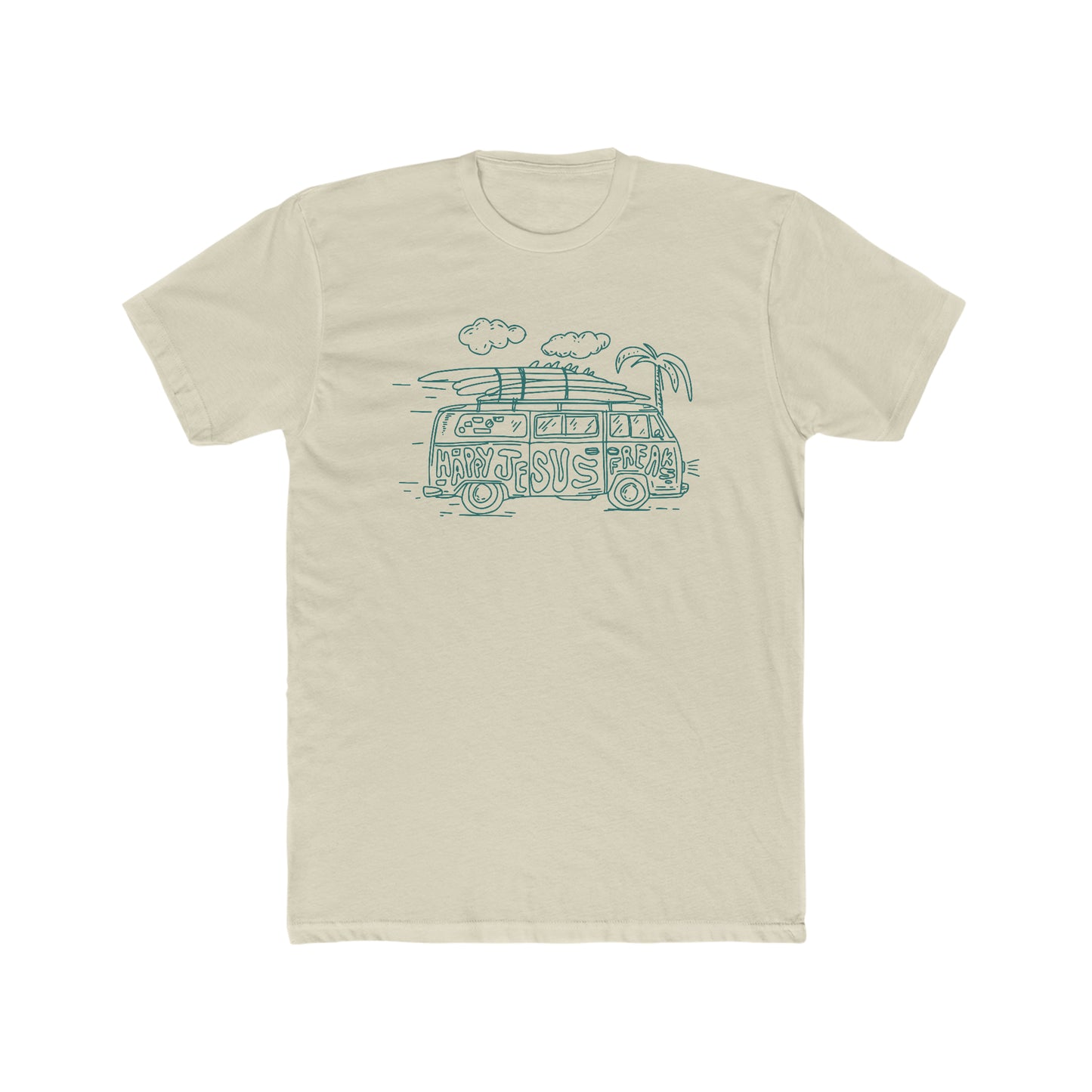 Van Side view Unisex Cotton Crew Tee