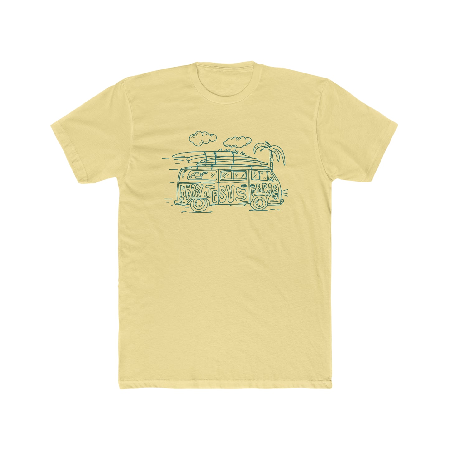 Van Side view Unisex Cotton Crew Tee