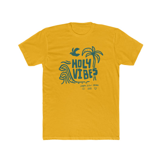 Holy Vibes Men's Cotton Crew Tee