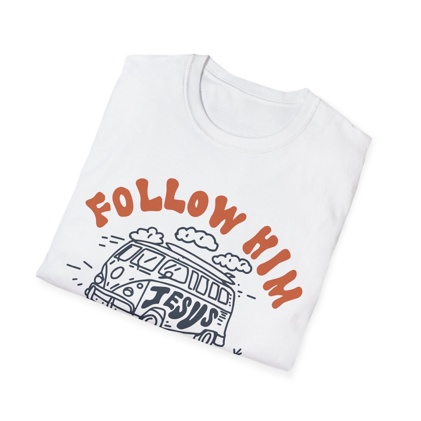 Follow him Unisex Softstyle T-Shirt