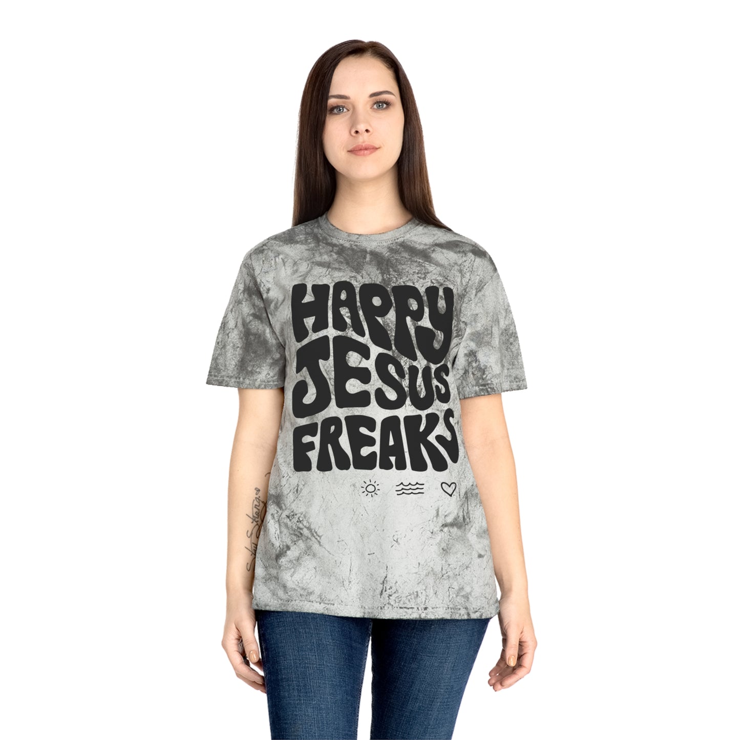 Happy Jesus Freaks Color Blast T-Shirt