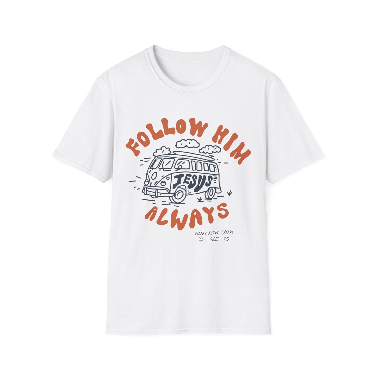 Follow him Unisex Softstyle T-Shirt