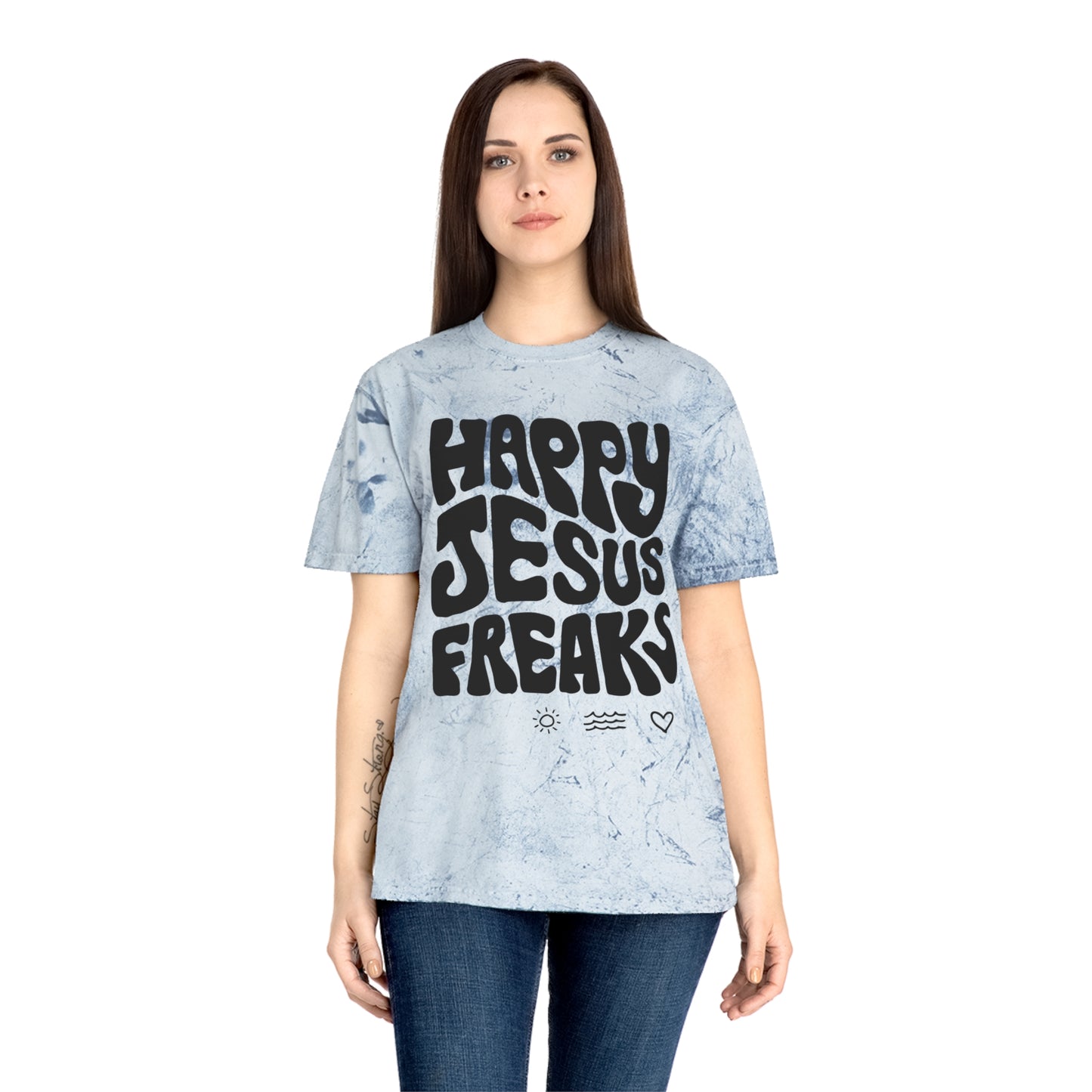 Happy Jesus Freaks Color Blast T-Shirt