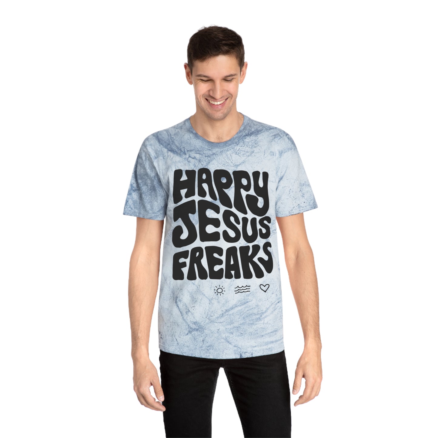 Happy Jesus Freaks Color Blast T-Shirt