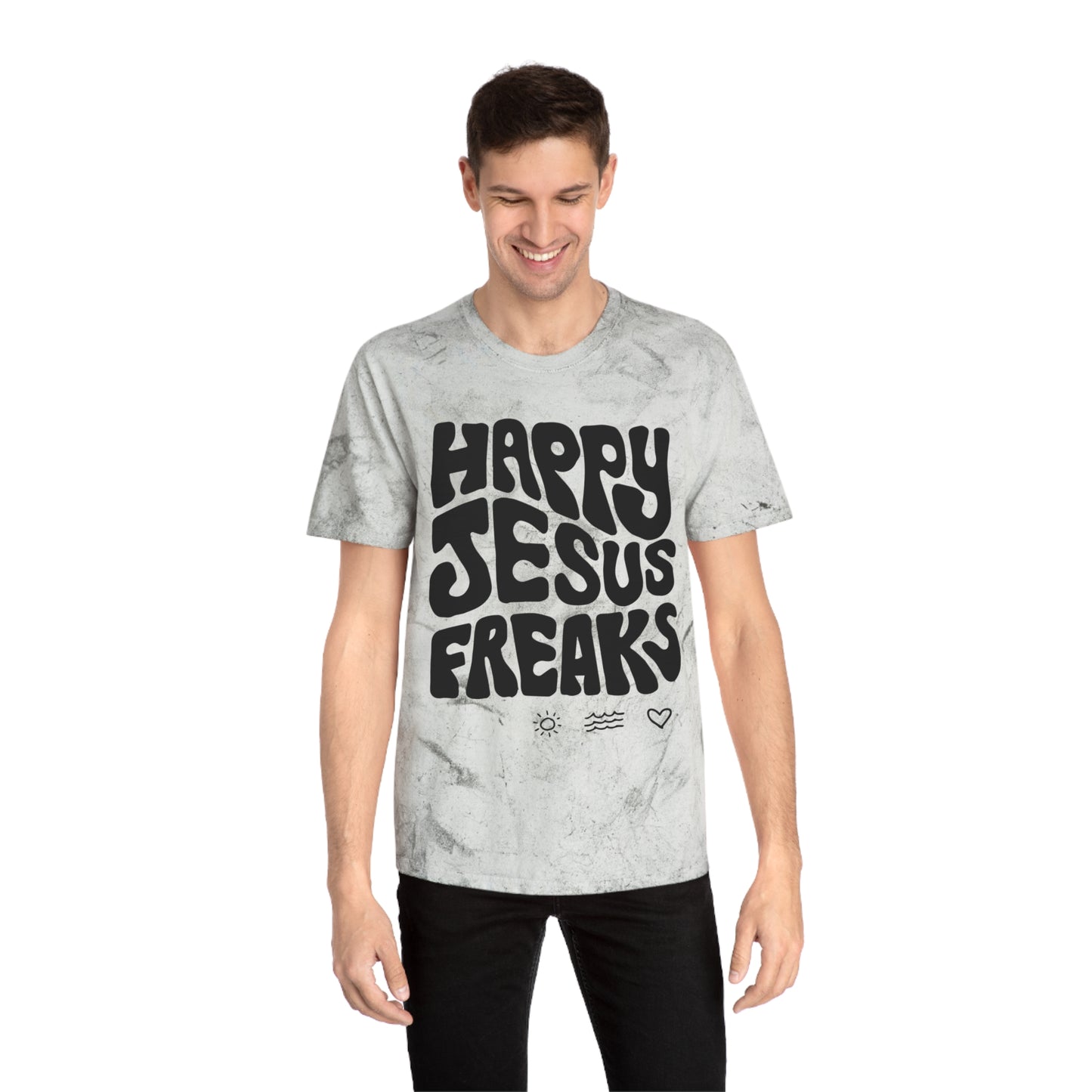 Happy Jesus Freaks Color Blast T-Shirt