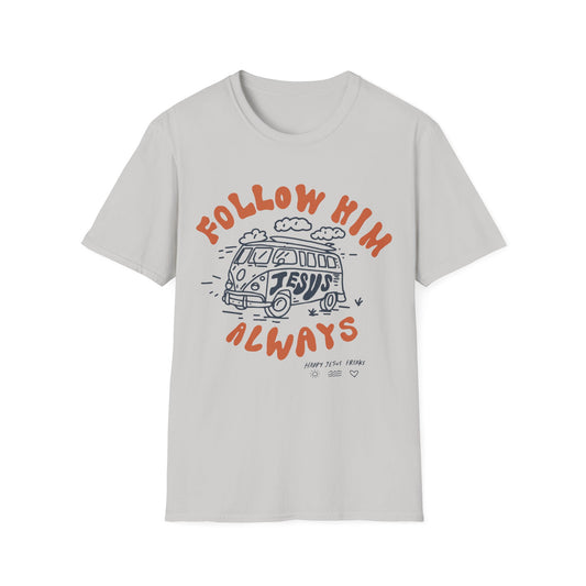 Follow him Unisex Softstyle T-Shirt